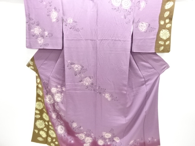 JAPANESE KIMONO / HOMONGI / SILK / TSUJIGAHANA